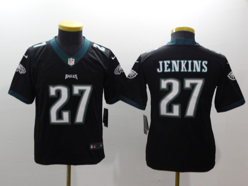 Youth Philadelphia Eagles #27 Jenkins black Nike NFL jerseys